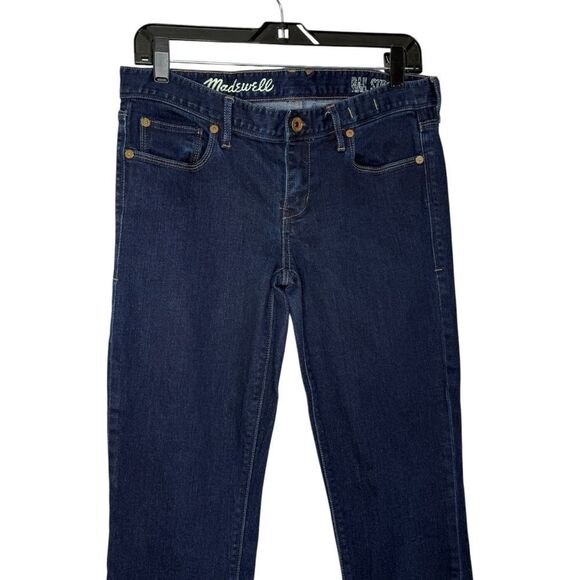 |EUC| MADEWELL Dark Wash Rail Straight Denim Jeans - Picture 2 of 8